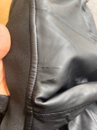 Chaqueta Polipiel Zara Negra
