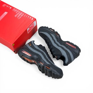 Nike Air Max 95 Black Grey Safety Orange EU 44