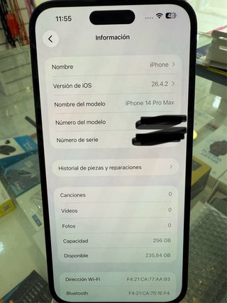 iPhone 14 Pro Max 256GB Negro
