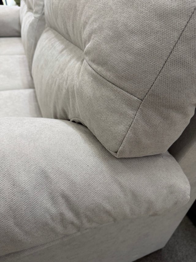 Chaiselongue reversible tela beige/gris