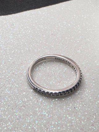 Anillo Pandora Plata Pavé