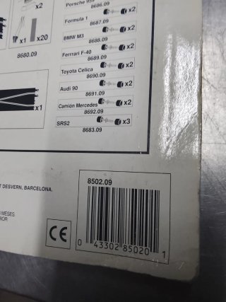 Scalextric Cuentavueltas Tyco Pista Negra