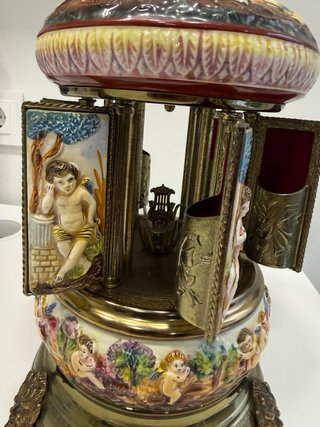 Caja Musical Reuge Vintage Plata Esterlina
