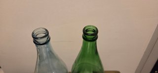 Bottiglie vetro tappo corona verdi