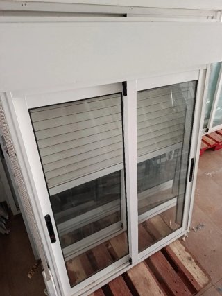 Ventana corredera aluminio cristal