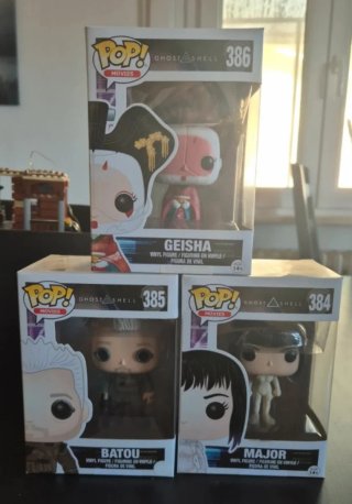 Funko Pop! Ghost in the Shell (3 figuras)