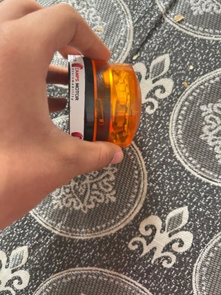 Luz Rotativa de Emergencia Naranja
