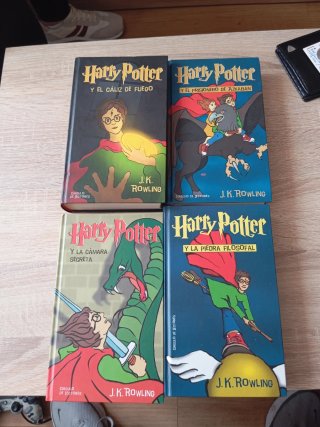Harry Potter lote 4 libros