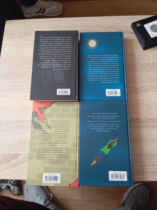 Harry Potter lote 4 libros