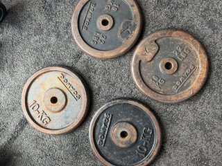 4 discos de pesa 10 kg