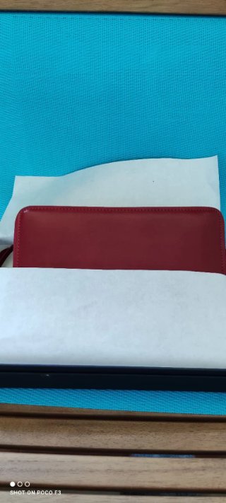 Portafogli pelle bordeaux nuovo