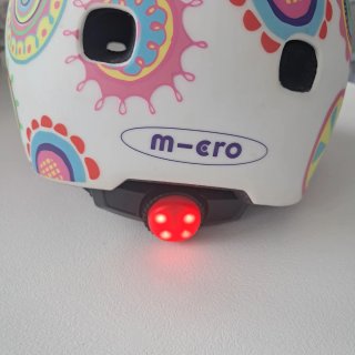 Casco Bici Niña Micro Diseño Floral. Talla 43-53
