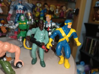 Lote 9 superheroes comics spain goma pvc años 80