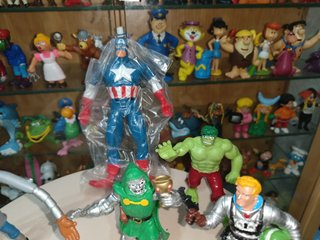 Lote 9 superheroes comics spain goma pvc años 80