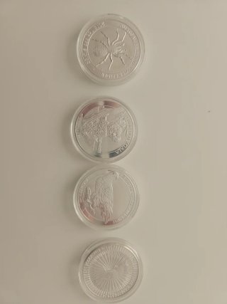 Lote 4 monedas  Australia 1oz