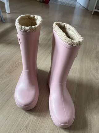 Botas de agua Igor niña rosas talla 32