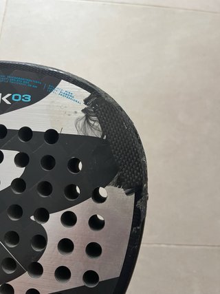 Bullpadel Hack 03 reparada carbono