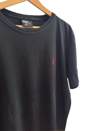 T-shirt Polo Ralph Lauren nera con logo