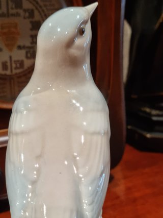 Figura Pájaro Porcelana Casades Vintage Años 70