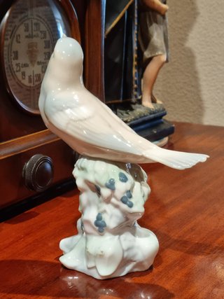 Figura Pájaro Porcelana Casades Vintage Años 70