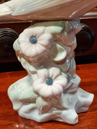 Figura Pájaro Porcelana Casades Vintage Años 70