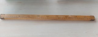 Regla Sastre Vintage 50cm Madera