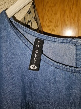 Vestido vaquero corto