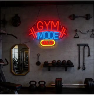 Letrero Neón Gym Mode On