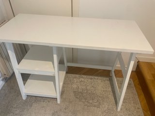 Tavolo da scrivania bianco 111x47cm