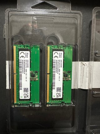 RAM DDR5 para portátil 5600 M/T 8x2 Gb Gama Alta
