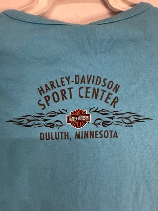 Camiseta Harley-Davidson Azul Chica