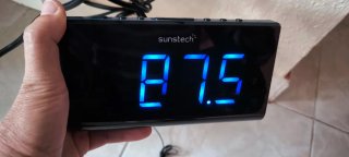 Despertador Sunstech Negro