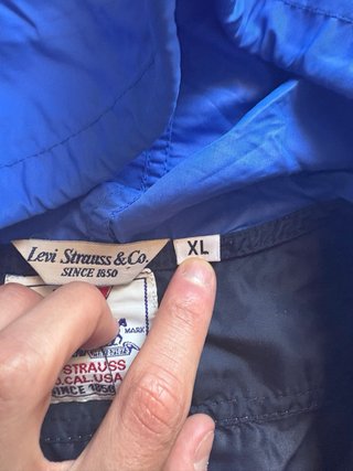 Giacca a vento Levi's Vintage USA - Colorblock Blu