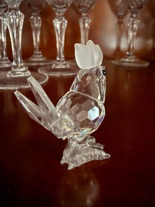 Gallo de cristal Swarovski