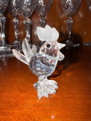 Gallo de cristal Swarovski