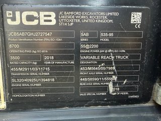 JCB 535-95 con AC Monomando