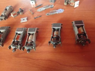 Despiece motores Scalextric (piezas sueltas)