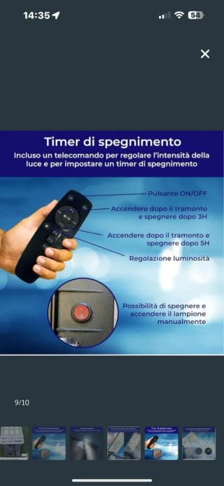Farola Solar SANDA 1000W IP66