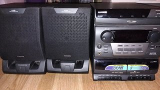 Minicadena Samsung MAX-445 Radio CD Cassette
