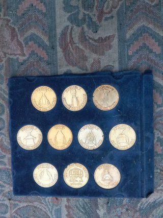 10 Monedas Chapadas Oro Copas Barça 631784062Wassa
