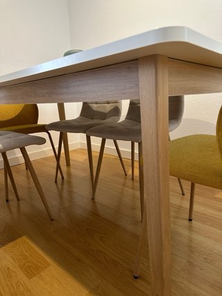 Mesa de comedor blanca GAMMELGAB