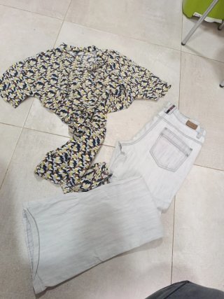 Pantalón blanco talla 38