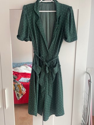 Vestido Zara Verde Talla S