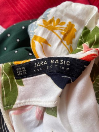 Vestido Zara Verde Talla S