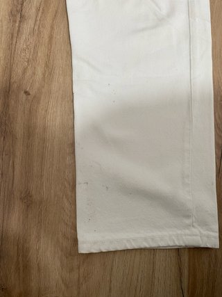 Pantalones vaqueros largos blancos de Pull & Bear