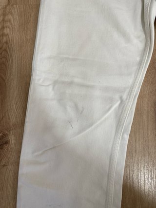 Pantalones vaqueros largos blancos de Pull & Bear