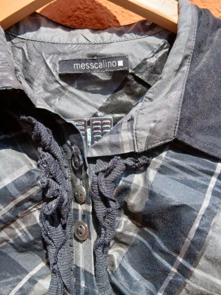 Camisa Mescalino Cuadros Volantes