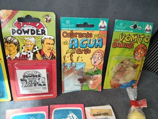 Lote articulos Broma SanRoma y mas - años 70 80
