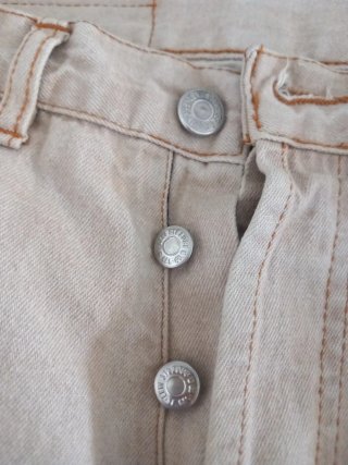 Pantaloncini Levi's  Strauss 501 Beige