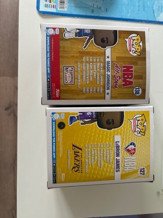 Funko Pop NBA Magic Johnson y LeBron James